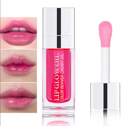 Moisturizing Lip Oil and Transparent Lip Balm